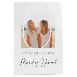Maid of honor Frieri Gift Bag med Photo
