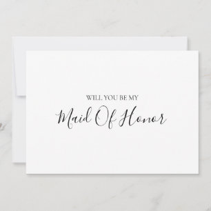Maid of honor Frieri kort för enkel Elegant
