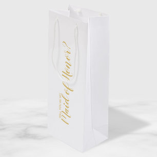 Maid of honor Frieri Modern Script Guld