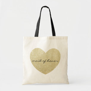 Maid of honor Golden eart Customize Tygkasse