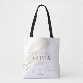 Maid of honor Ivory Pampas Grass Tygkasse