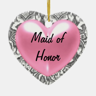 Maid of honor julgransprydnad keramik