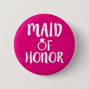 Maid of honor knäppas knapp
