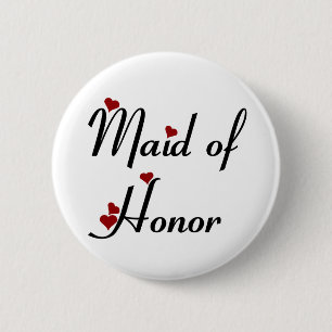 Maid of honor knäppas knapp