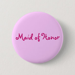 Maid of honor knäppas knapp
