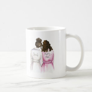 Maid of honor? Lockig Maid för mörk Br för Kaffemugg