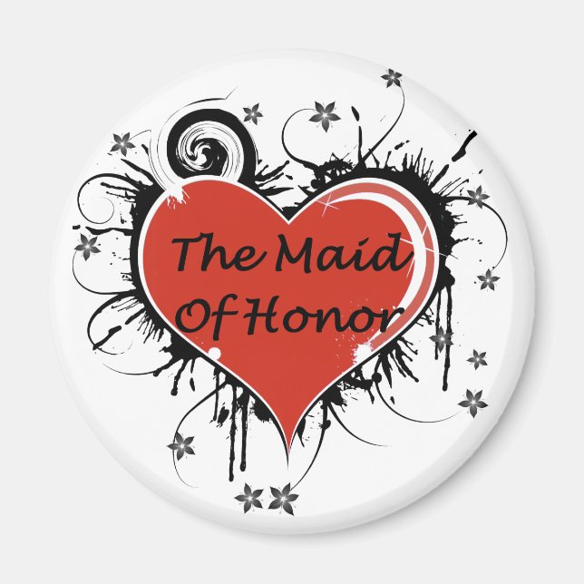 Maid of honor magnet (Framsidan)
