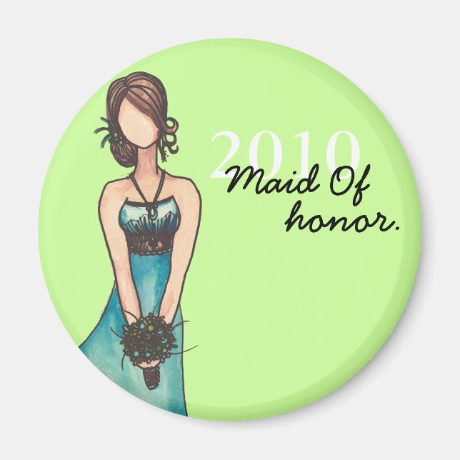 Maid of honor magnet (Framsidan)