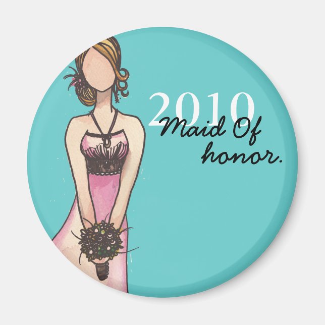 Maid of honor magnet (Framsidan)