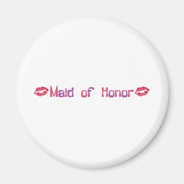 Maid of honor magnet (Framsidan)