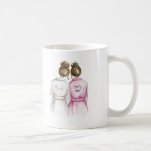 Maid of honor? Maid för brunett för Kaffemugg