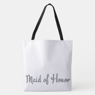 Maid of honor med anpassningsbar färg tygkasse