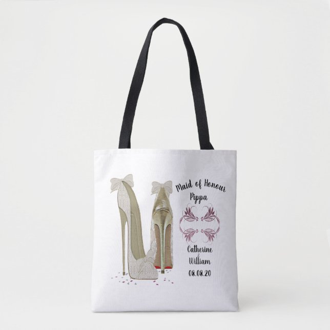 Maid of honor Memento Tote Bag Tygkasse (Framsida)