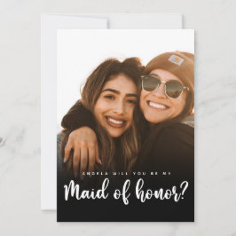 Maid of honor möhippa frieri platta kort