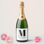 Maid of honor Monogram Namn<br><div class="desc">Modern typografi,  minimalistisk utformning av namn i monogram,  som kan ändras för att anpassa sig. Perfekt för att ha tackat Maid of honor för all hjälp och allt stöd de har gett för att skapar fantastisk i bröllop.</div>