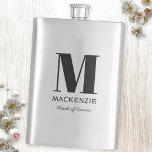 Maid of honor Monogram Namn Fickplunta<br><div class="desc">Modern typografi,  minimalistisk utformning av namn i monogram,  som kan ändras för att anpassa sig. Perfekt för att ha tackat Maid of honor för all hjälp och allt stöd de har gett för att skapar fantastisk i bröllop.</div>