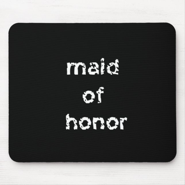 Maid of honor musmatta (Framsidan)
