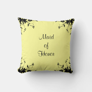 Maid of honor Personlig Gult Mojo Pillow Kudde