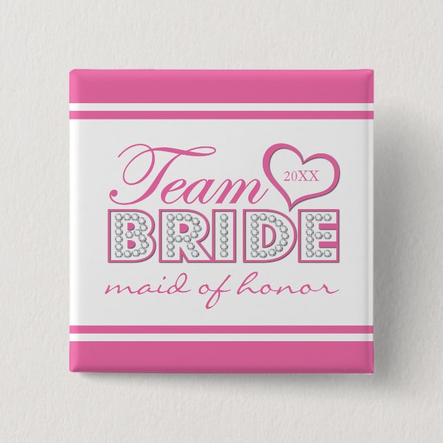MAID OF HONOR PIN | Keepsaké Knapp (Framsida)