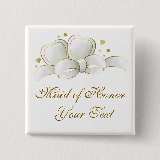 Maid of honor Pin Knapp (Framsida)