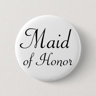 Maid of honor Pinback knäppas Knapp