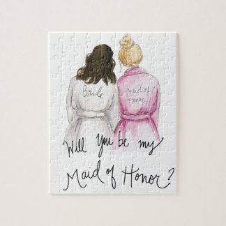 Maid of honor? PusselDk-Br vågigt maiden för Pussel