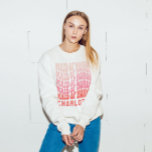 Maid of honor Rosa, modern girly retro 60:s enkla T Shirt<br><div class="desc">Maid of honor Rosa och rödgig retro simple 60's coola vibes bachelorette helg-parti föredrar totes.</div>
