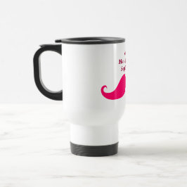 Maid of honor Rosa Mustache Travel/Commuter Mugg