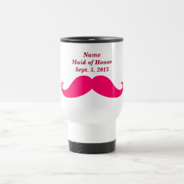 Maid of honor Rosa Mustache Travel/Commuter Mugg