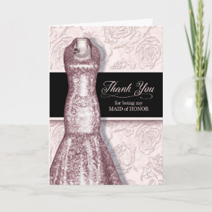 Maid of honor Rosan Tack Kort