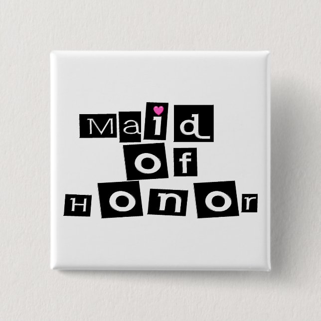 Maid of honor (Sq) Knapp (Framsida)