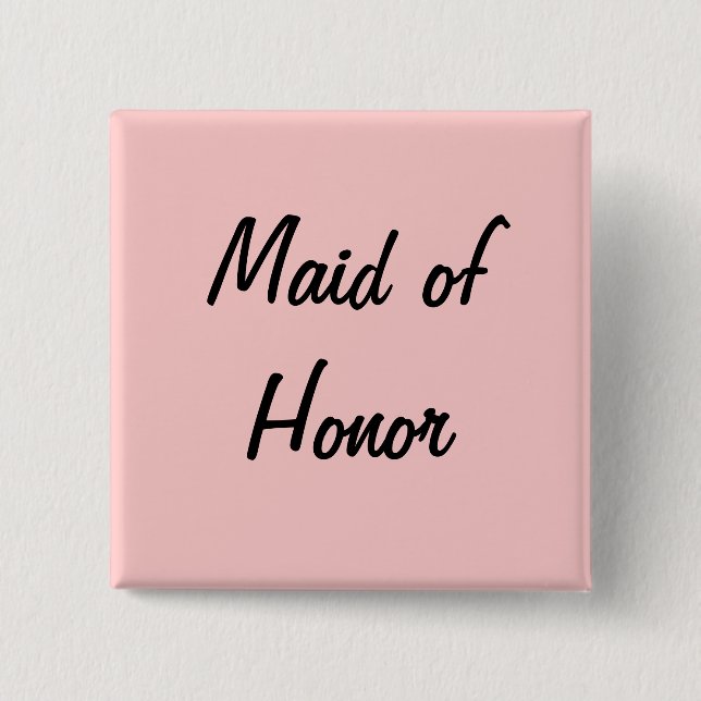 Maid of honor-stift knapp (Framsida)