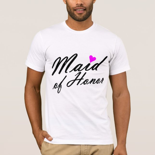 Maid of honor t-shirt (Framsida)