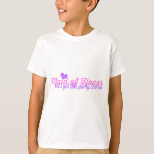 Maid of honor t shirt