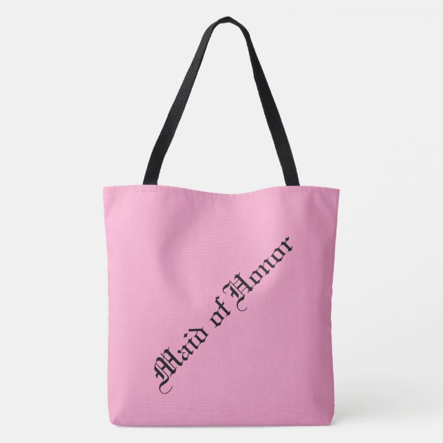 Maid of honor Tote Bag Tygkasse (Baksida)