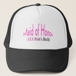 Maid of honor truckerkeps