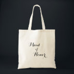 Maid of honor tygkasse<br><div class="desc">Det här är en Maid of honor-väska. Den här personlig namn monogram söt vintage till väskan är den bästa presentidén för brud och brudgumm i bröllop. Det är ett underbart tillbehör till dina brudtärnor och perfekt för att kunna bära runt alla dessa party-planer.</div>