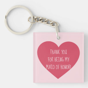 Maid of honor uppskattningstecken