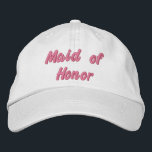 Maid of honorhatt broderad keps<br><div class="desc">Speciell hatt för din maid of honor</div>