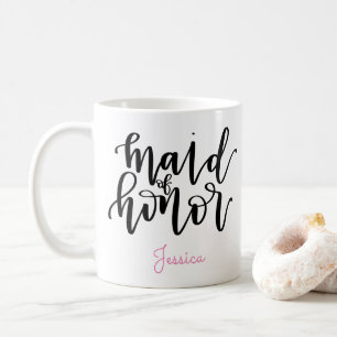 Maid of honorkaffemuggen - personifiera namn kaffemugg