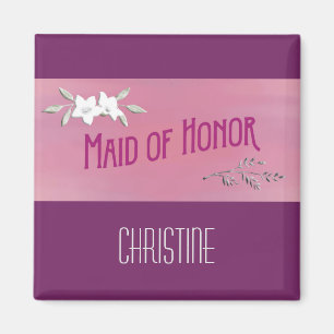 Maid of honormagenta magnet