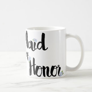 Maid of honormugg - purpurfärgade vanlig hortensia kaffemugg