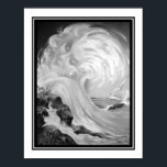 "Maid of the Mist" B&W 1937 Art Deco Print Poster<br><div class="desc">1937,  black and white,  Art Deco,  print by Henry Clive "Maid of the Mist"</div>