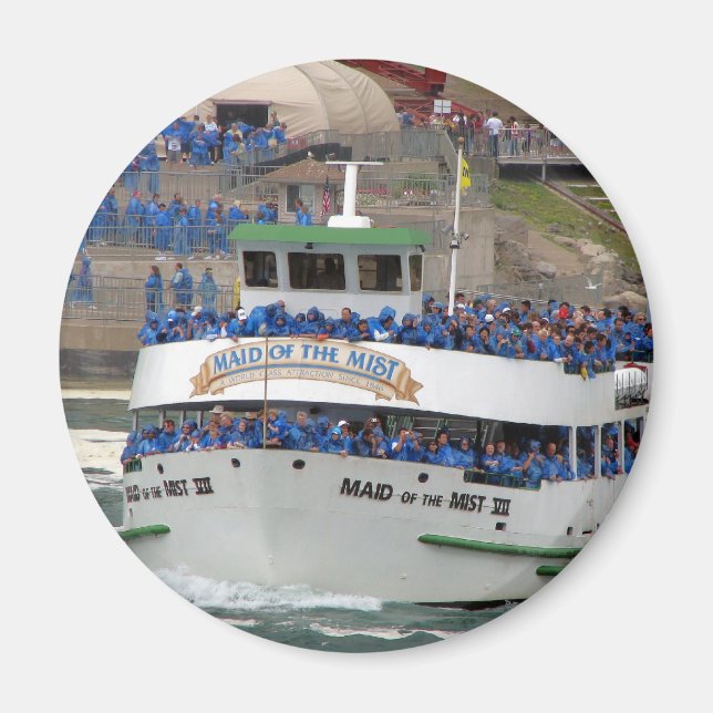 Maid of the Mist Boat - Niagara Falls Magnet (Framsidan)