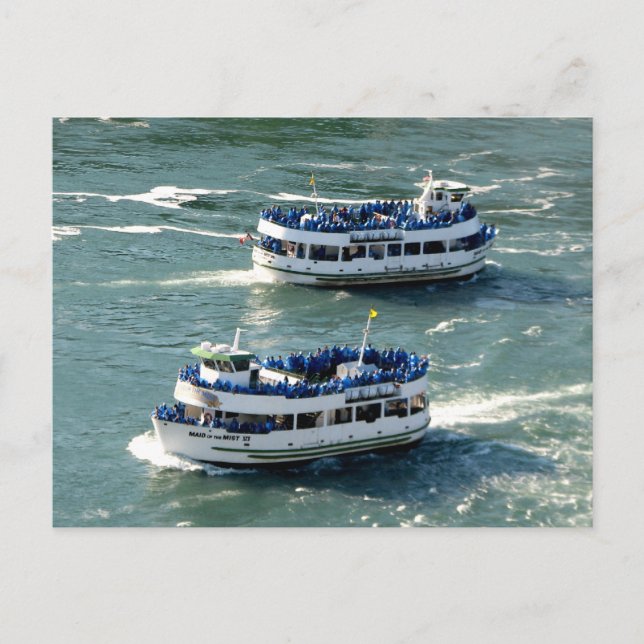 Maid of the Mist Boat: Niagara Falls Vykort (Framsida)