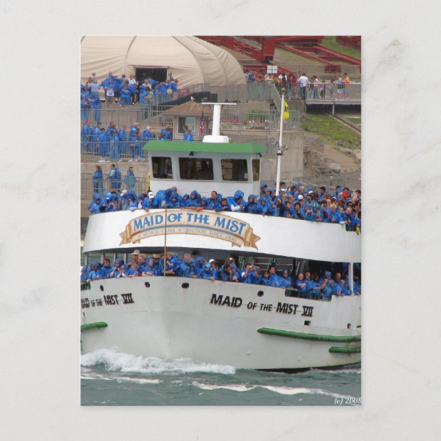 Maid of the Mist Boat - Niagara Falls Vykort (Framsida)