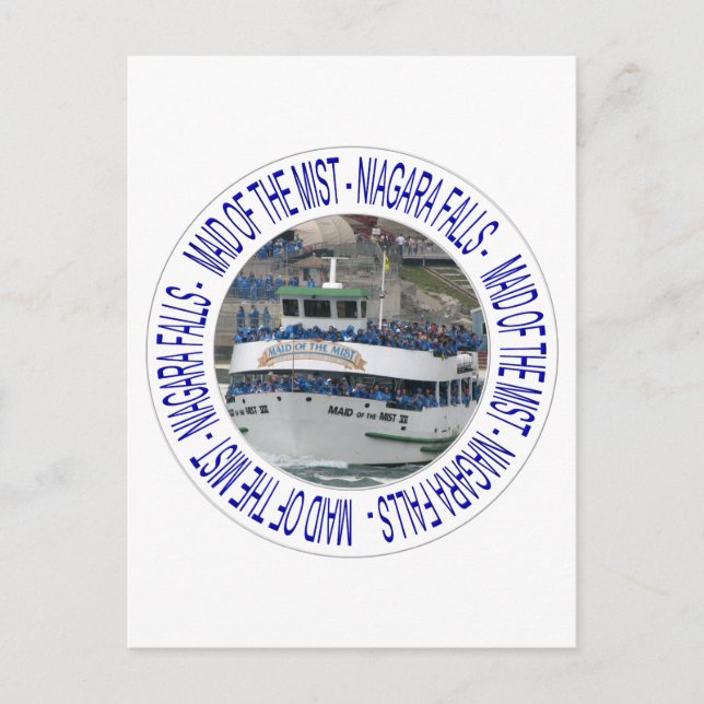 Maid of the mist - Niagara Falls Vykort (Framsida)