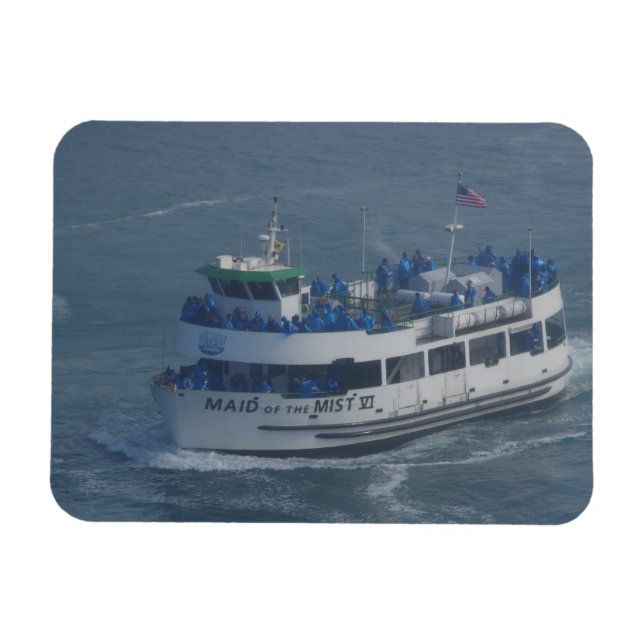 Maid of the mist on Niagara River Magnet (Horisontell)
