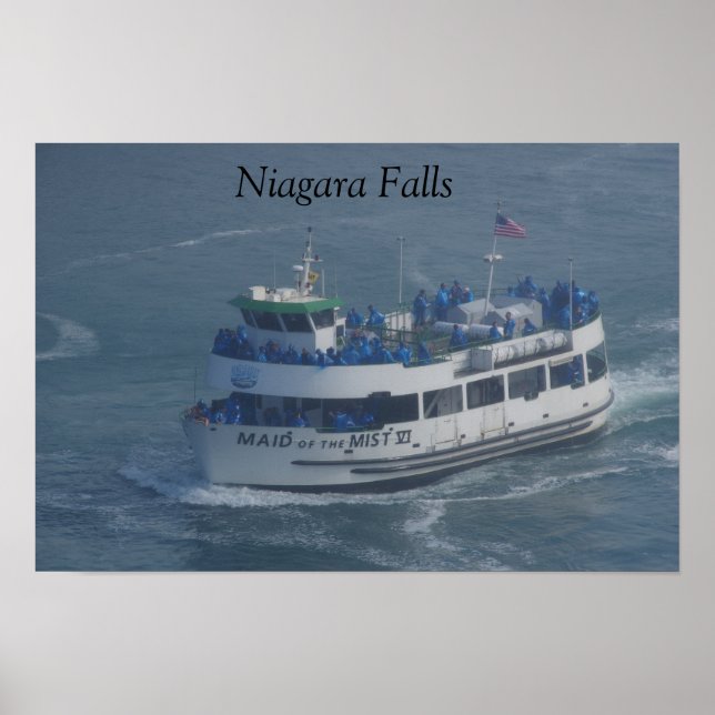 Maid of the mist on the Niagara River Poster (Framsidan)