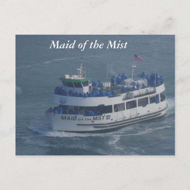 Maid of the mist on the Niagara River. Vykort (Framsida)